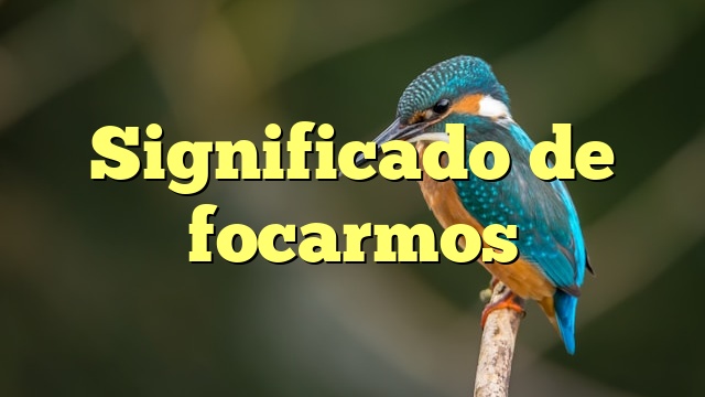 Significado de focarmos